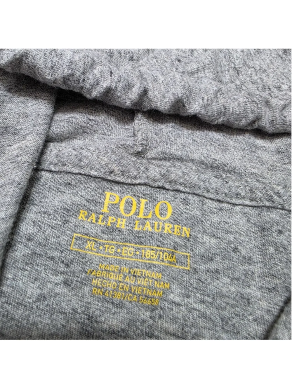 Polo Ralph Lauren Hooded Long Sleeve Shirt XL Gray Pony Logo Lightweight